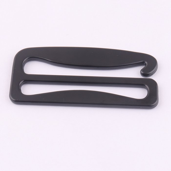 high quality matt black 2 inch metal backpack G hook buckle zinc alloy adjustable webbing strap buckle
