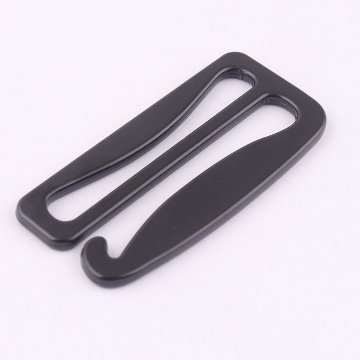 high quality matt black 2 inch metal backpack G hook buckle zinc alloy adjustable webbing strap buckle