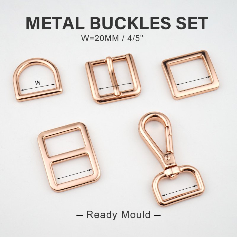 3/4" 1" 1.5" Swivel Snap Hooks D Ring Tri Glide Slide Buckle 20 25 38mm Bag Hardware Supplies for Handbag Strap DIY Accessories