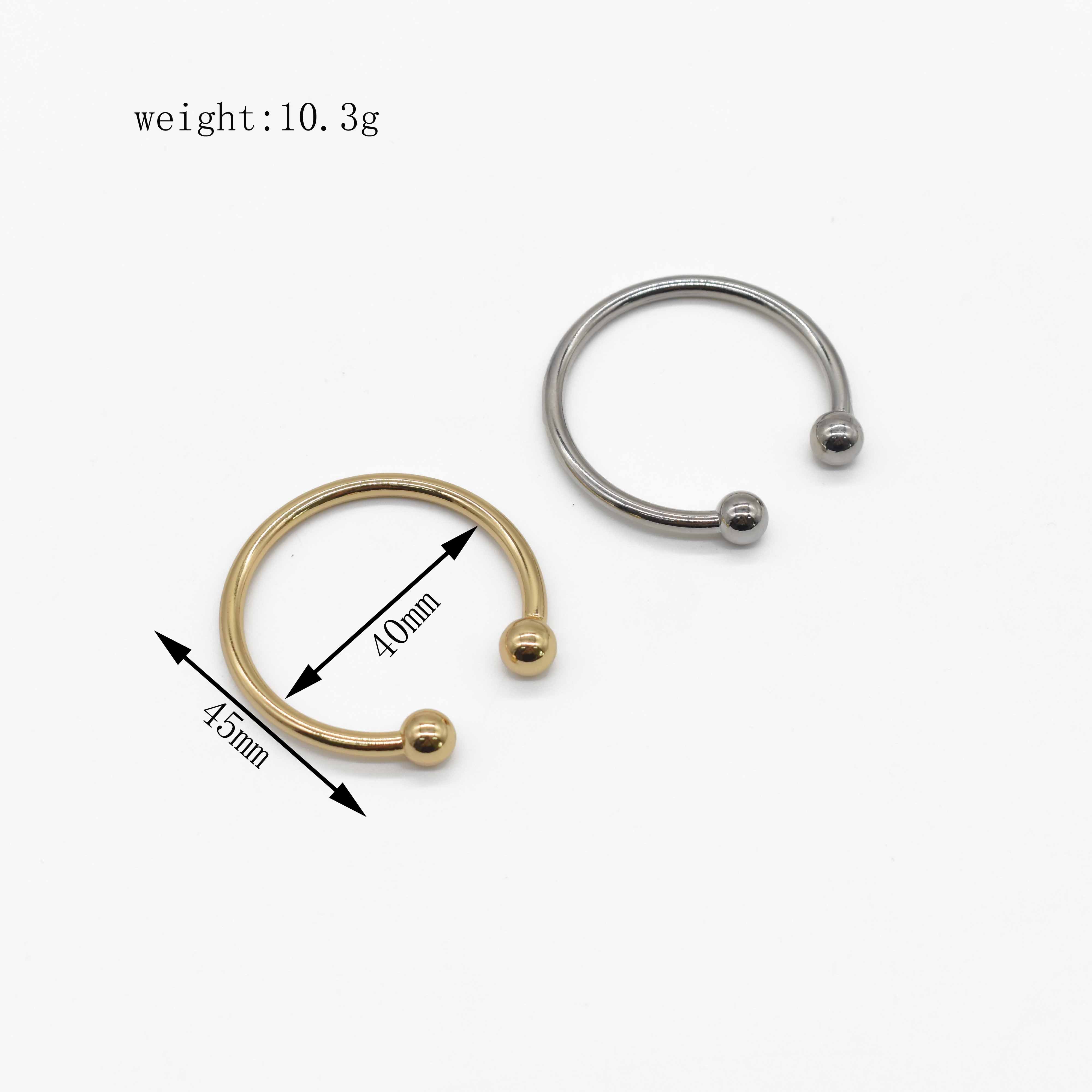 Classic Style U Ring Buckle Custom Multi Sizes Garment Accessories For Women Swimwear