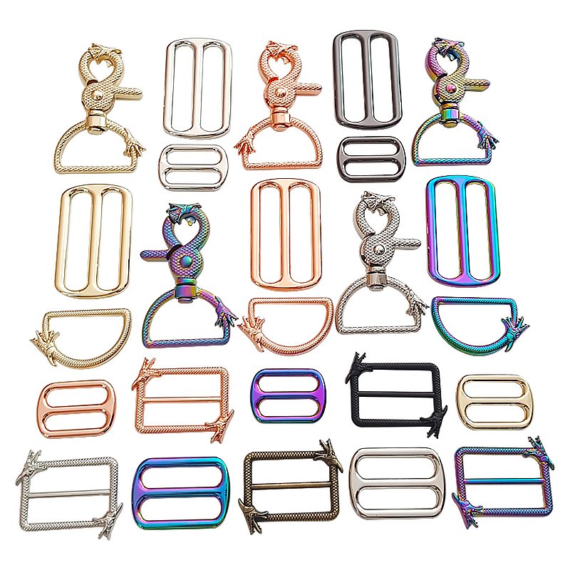 Hot sale zinc alloy garment metal accessories buckle gunmetal metal adjustable buckles