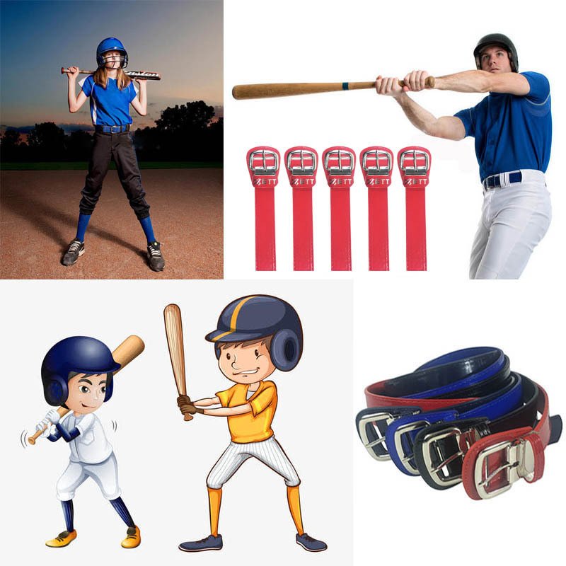 Unisex outdoor sports Baseball Golf Softball Waistband Patent Leather Metal Pin Buckle Students sports belt