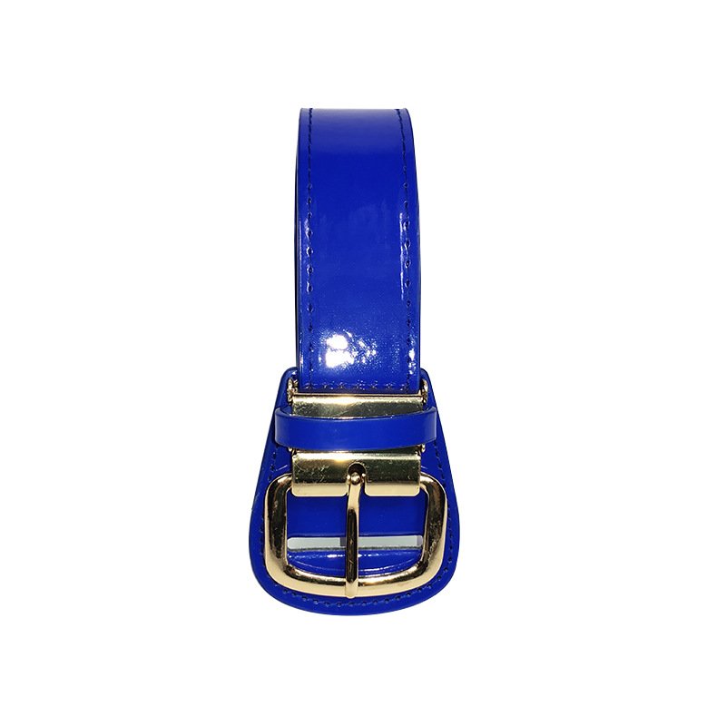 Unisex outdoor sports Baseball Golf Softball Waistband Patent Leather Metal Pin Buckle Students sports belt