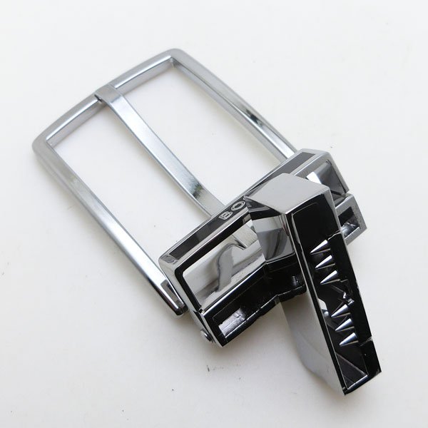 Custom Metal Zinc Alloy Casting Reversible Type Polish Shiny Chrome Electroplated Glass Enamel Belt Buckles For Men
