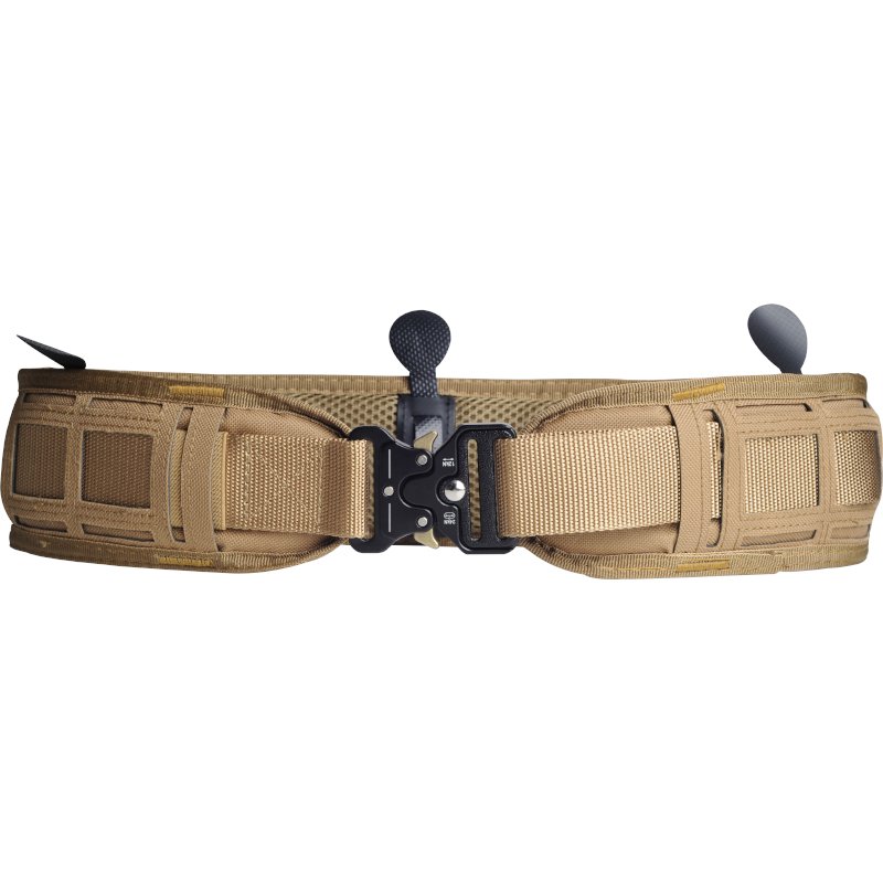 Hot Sale Laser Style Black Nylon Tactical Waist Belt with Quick Release Metal Buckle