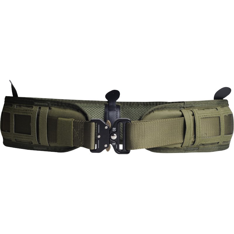 Hot Sale Laser Style Black Nylon Tactical Waist Belt with Quick Release Metal Buckle