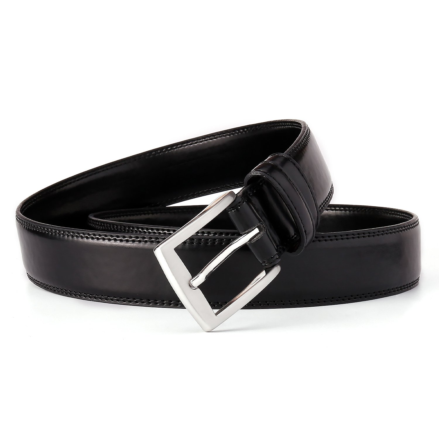 3.5CM Men's pu Leather Belt Fashion & Classic Casual Belt With Single Prong Buckle For Jeans Pants Work And Business men belt
