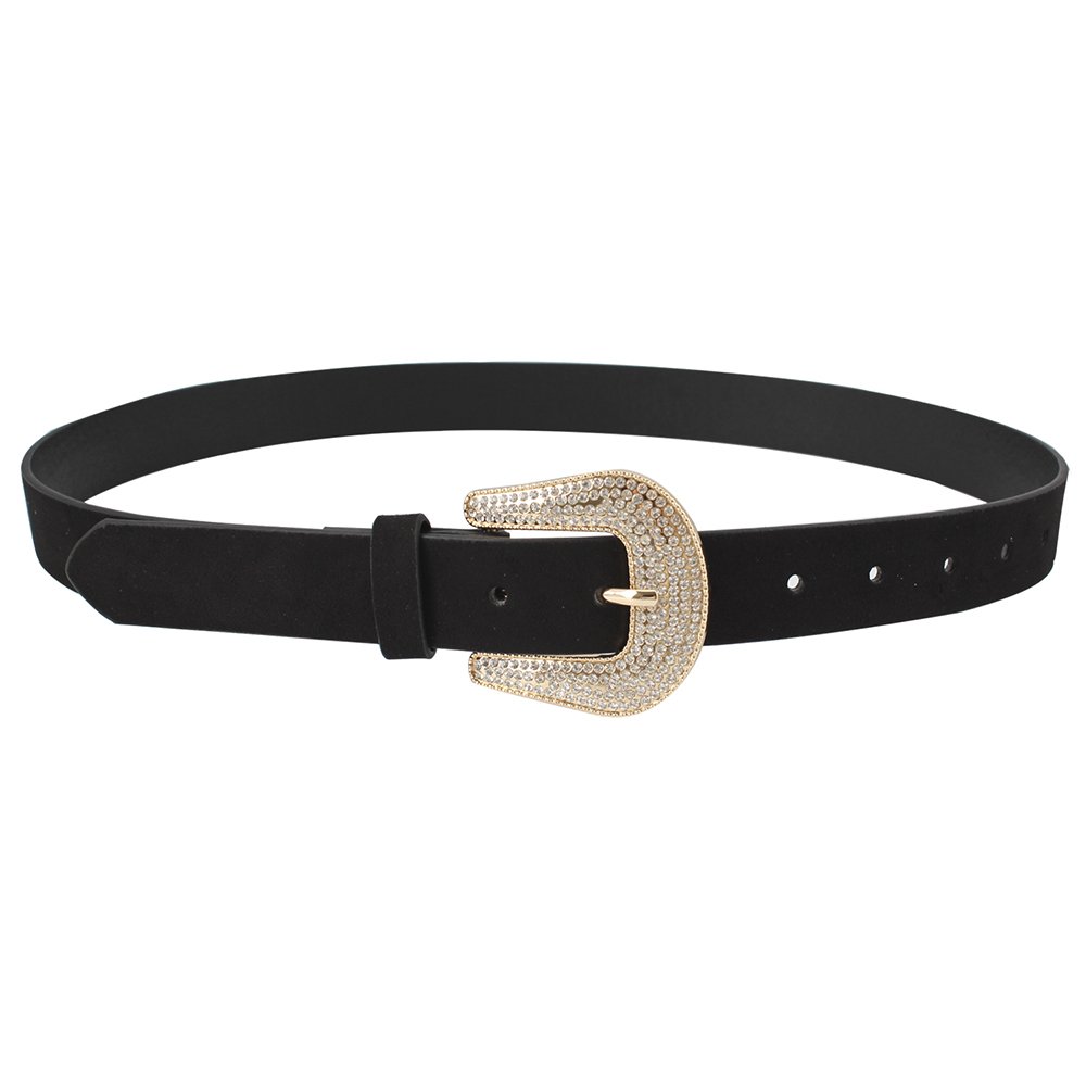 Wholesales Bling Rhinestones buckle Belt Designer Western Cowgirl Cowboy Shiny Studded Diamond Crystal Stone Belt