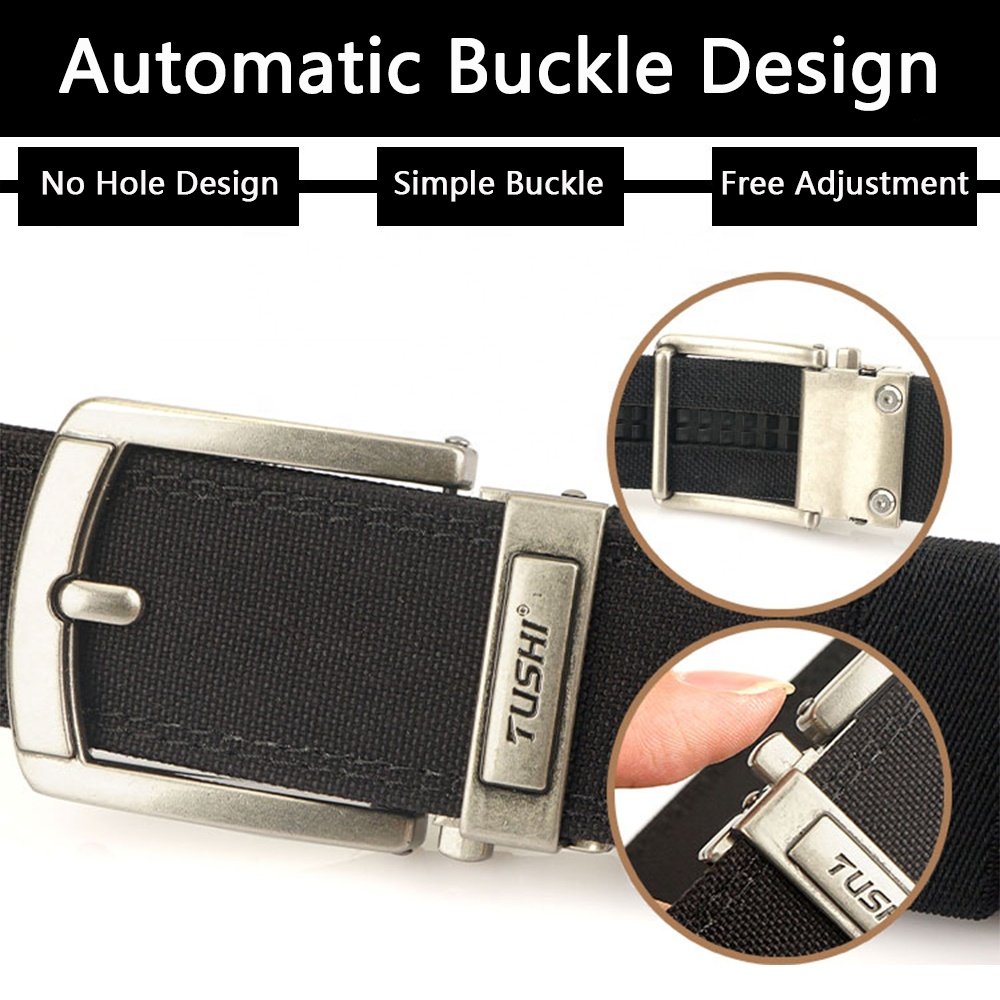wholesale New Heavy Duty Quick Release Metal Automatic Buckle Thickened Double Layer Nylon Mens Outdoor Shooting Tactical Belts