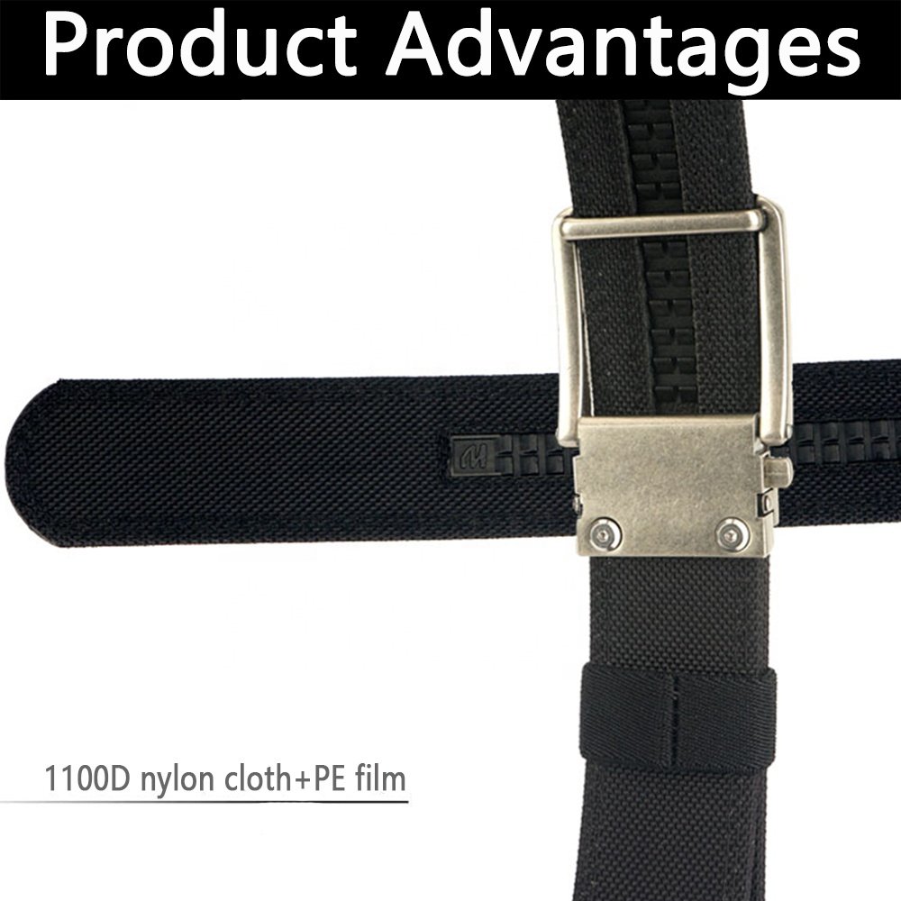 wholesale New Heavy Duty Quick Release Metal Automatic Buckle Thickened Double Layer Nylon Mens Outdoor Shooting Tactical Belts