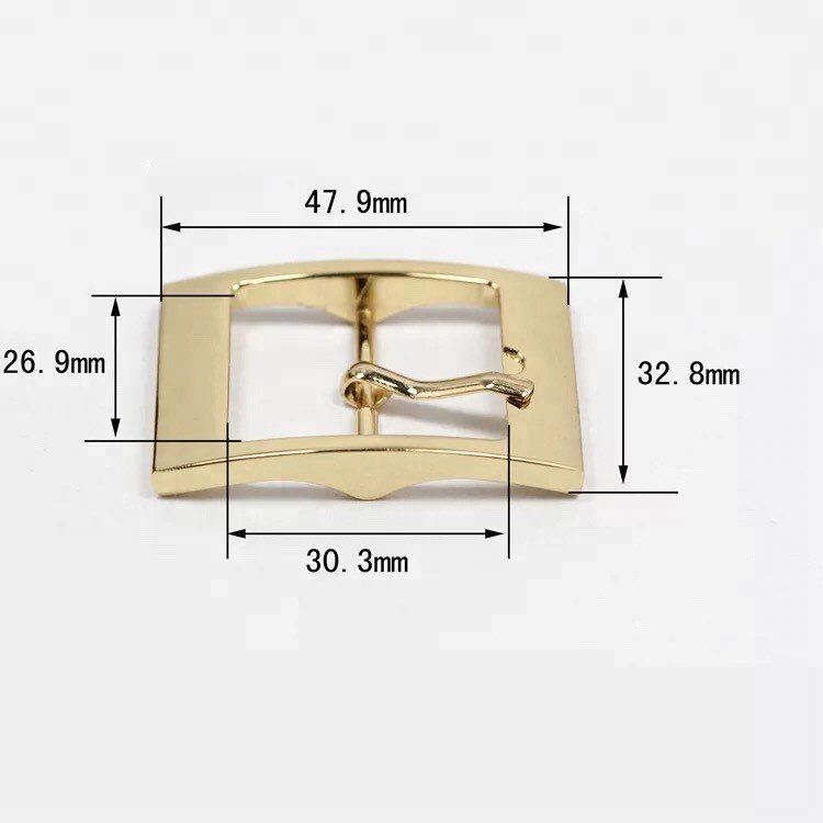 Zinc Alloy Reversible Pin Belt Buckle For Men