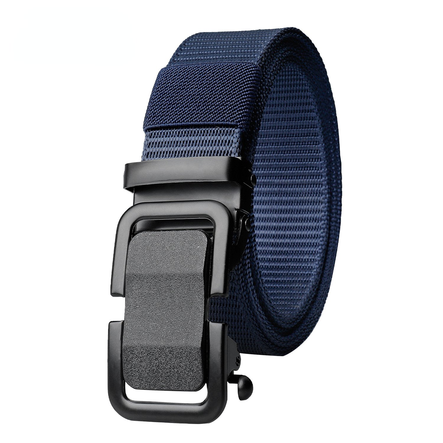 New Braided Polyester Belt Glossy Iron Buckle Men's Outdoor Training Leisure Business Belt Anti-Nylon Tactical Belt