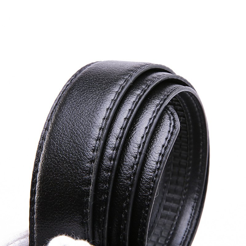 TXL381 Casual Male Faux Leather Belt Automatic Metal Buckle Belts Gift Fashion Jeans Adjustable Men Business Belts