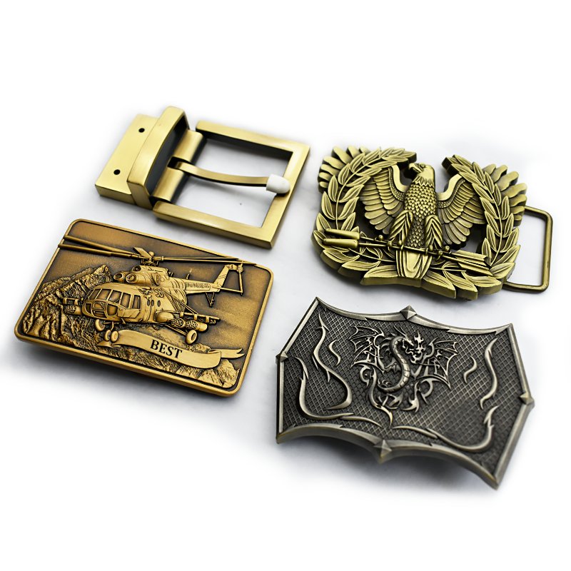 Custom Wholesale custom Crafts soft enamel color 3D zinc alloy silver plated metal belt buckle logo