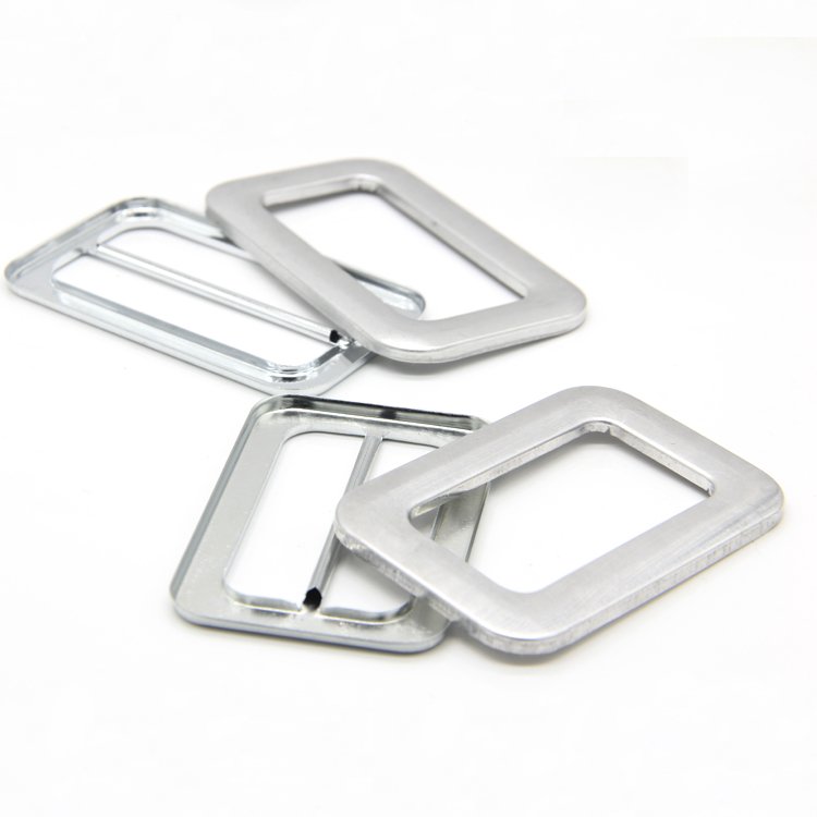 Factory Price Flat Steel Custom Metal Blank Belt Buckle Coat Strap Buckle Fabric Covered Buckle For Belt Maker