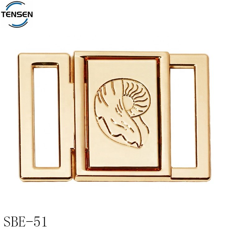 Irregular shape hijab ring scarf holder buckle zinc alloy lingerie accessory clips adjuster for swimwear
