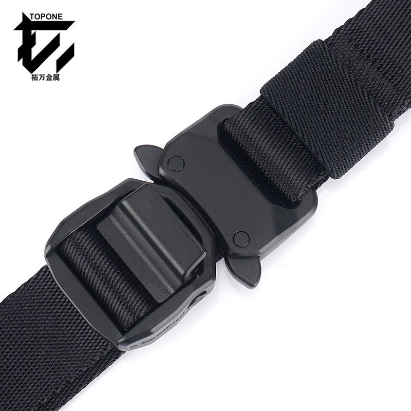 1 Inch Tactical Training Nylon Belts Metal Buckle Outdoor Hunting Polyester Belt