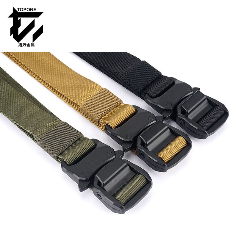 1 Inch Tactical Training Nylon Belts Metal Buckle Outdoor Hunting Polyester Belt