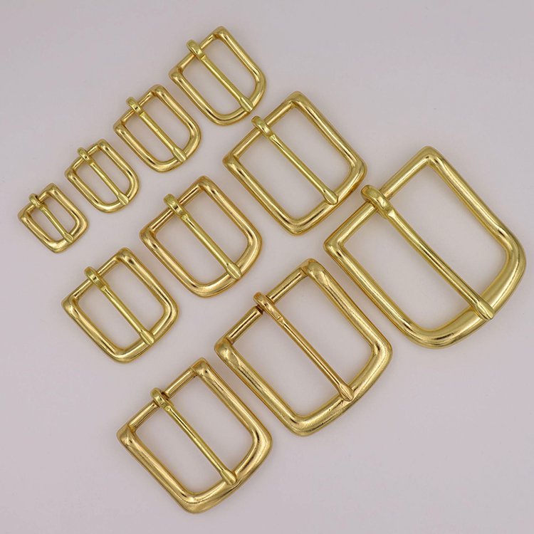 Hot Sale Belt Buckle handbag hardware and pet collar accessories high quality strong Man pin belt buckle solid brass buckle