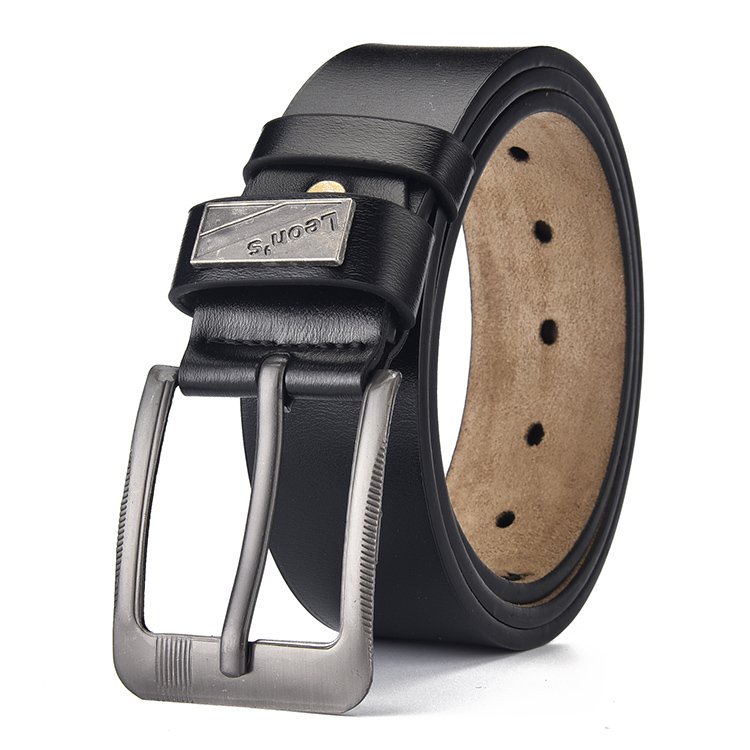Leon's pin buckle New fashion luxury custom men belt Hot selling soft Manufacturer's Jeans Belt