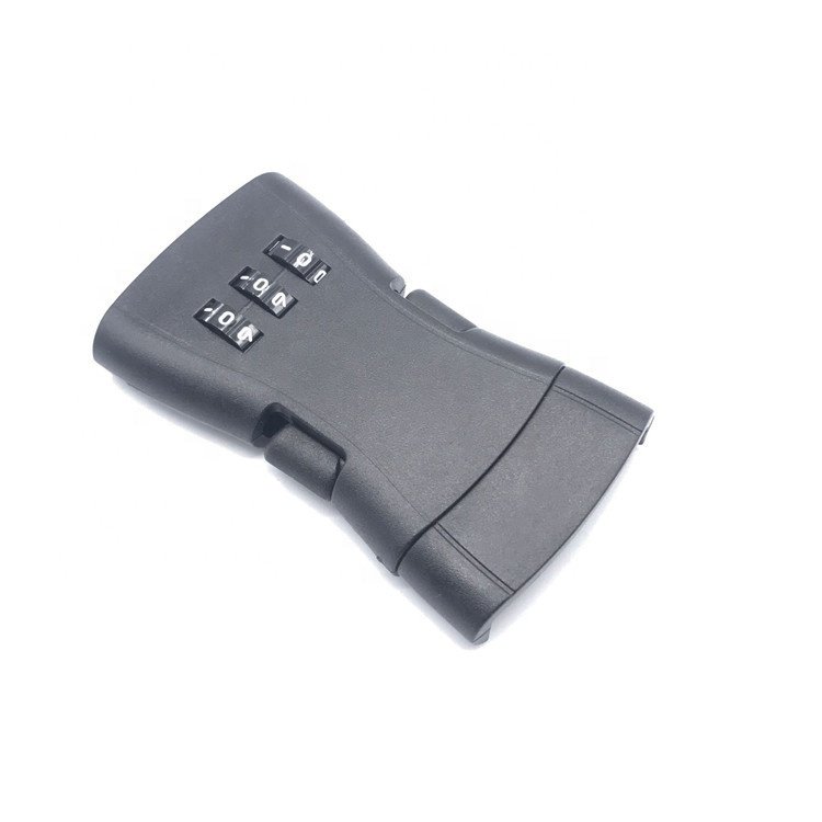Factory wholesale hot selling style safety side release adjustable shoulder strap combination lock buckle bag