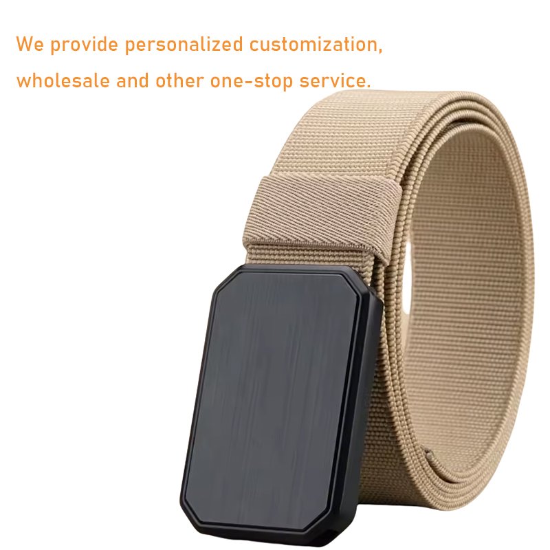 Factory Custom Logo Quick Release Magnetic Buckle Stretch Waist Training Nylon Tactical Belt
