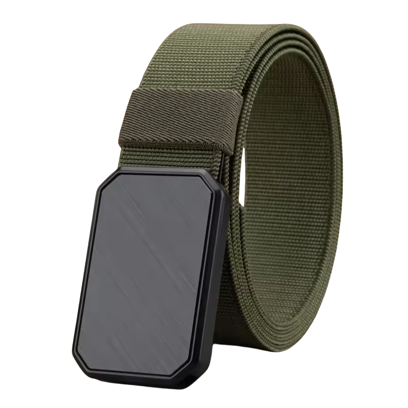 Factory Custom Logo Quick Release Magnetic Buckle Stretch Waist Training Nylon Tactical Belt