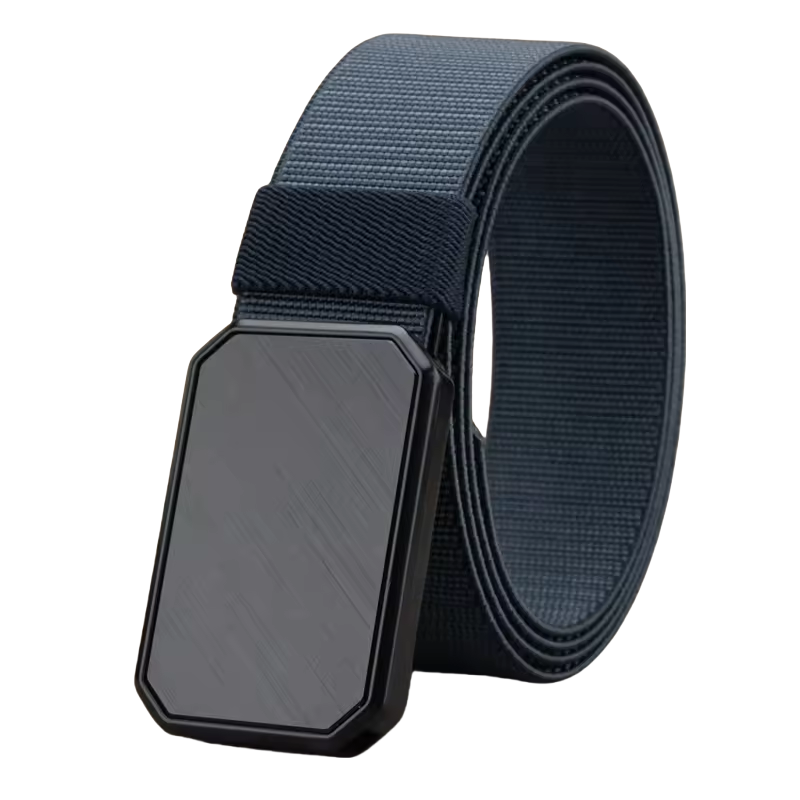 Factory Custom Logo Quick Release Magnetic Buckle Stretch Waist Training Nylon Tactical Belt