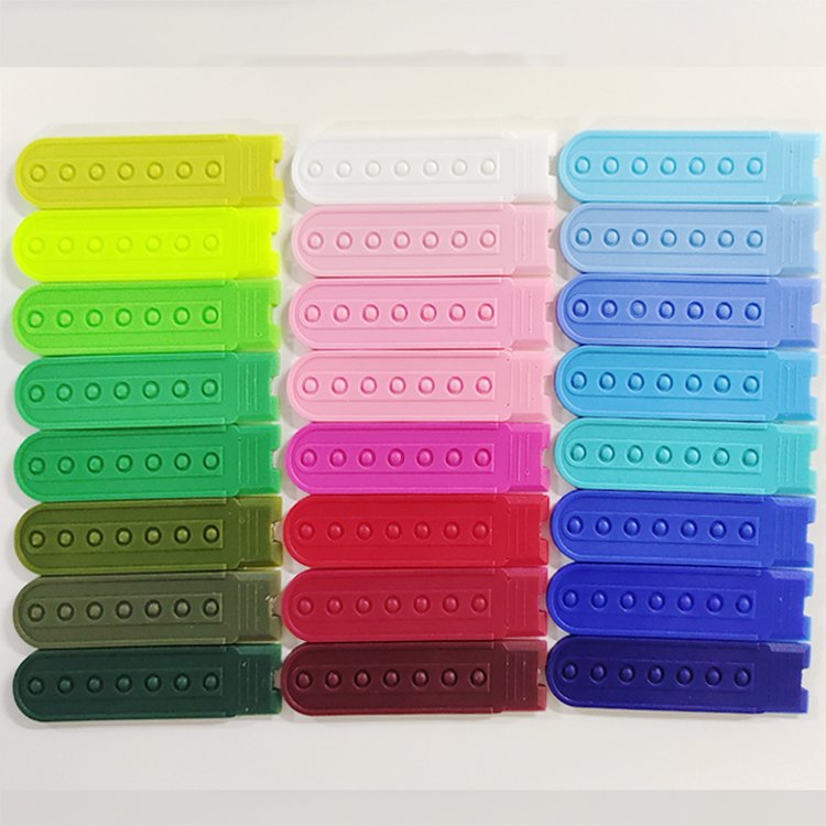 DWDP Hot Snapback Strap Replacement 7 Holes Straps Buckle Hats Repair Fasteners POM Material Baseball Cap Clip