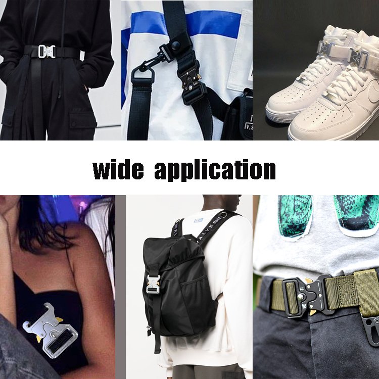 20mm tactical Quick Release Metal strap Buckle small adjustable shoulder strap buckles 3/4inch nylon side release buckle