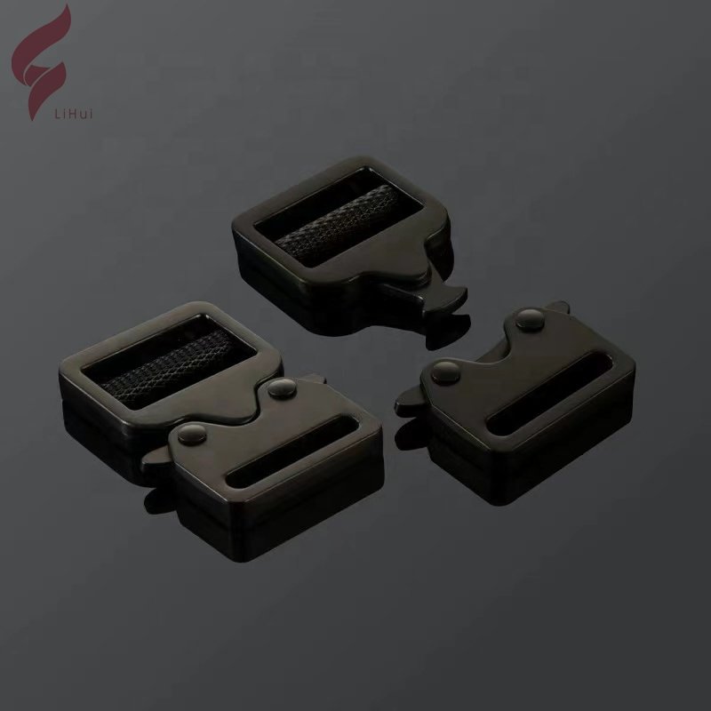Lihui Strap Clips Metal Buckle Quick Release Metal Surcingle Buckle For Shoulder Strap Backpack
