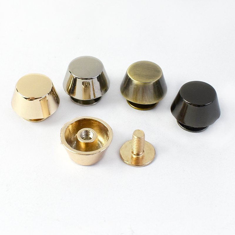 Meetee BD431 Bag Handbags Alloy Nails Clip Buckles Combined Buttons Rivet Screw for Bags Leather Craft Hardware Accessories