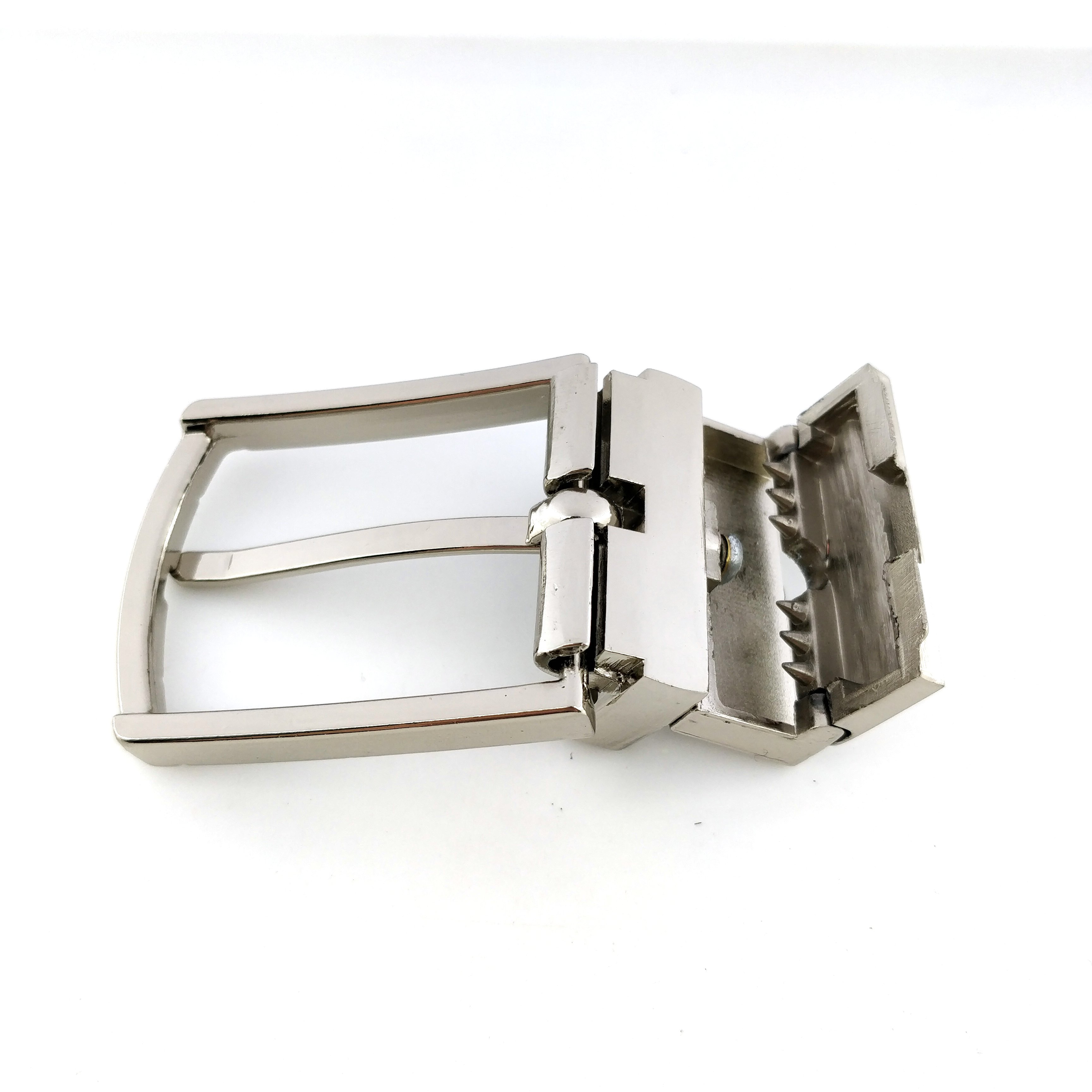 Wholesale OEM ODM 3.5cm Belt Reversible Pin Custom Made Metal Brushed Gunmetal 2 screws Men Belt Buckles