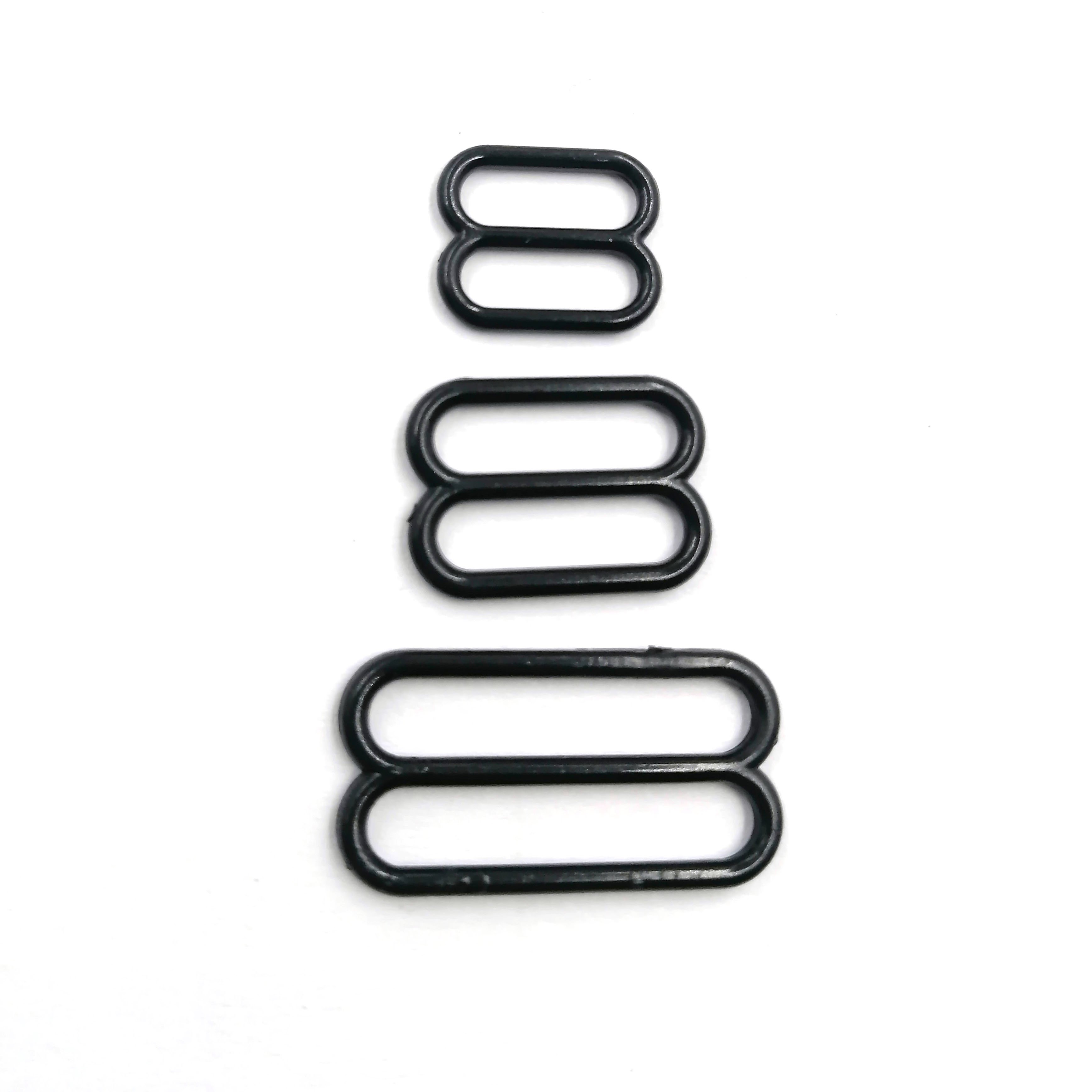 Wholesale Bra Hooks Buckle Plastic Underwear Accessories Tri Slider Ring Buckle For Strap Lingerie Swimwear
