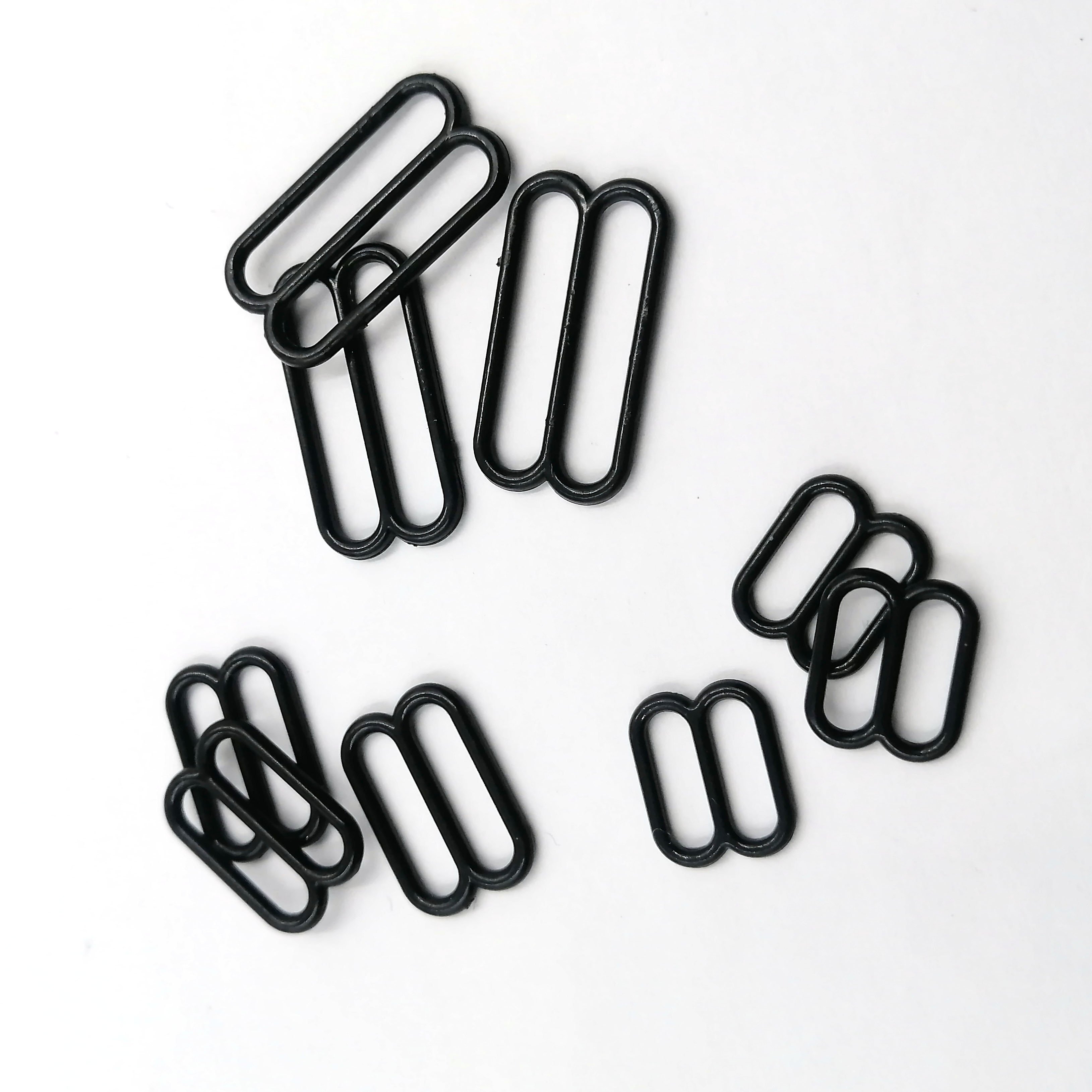 Wholesale Bra Hooks Buckle Plastic Underwear Accessories Tri Slider Ring Buckle For Strap Lingerie Swimwear