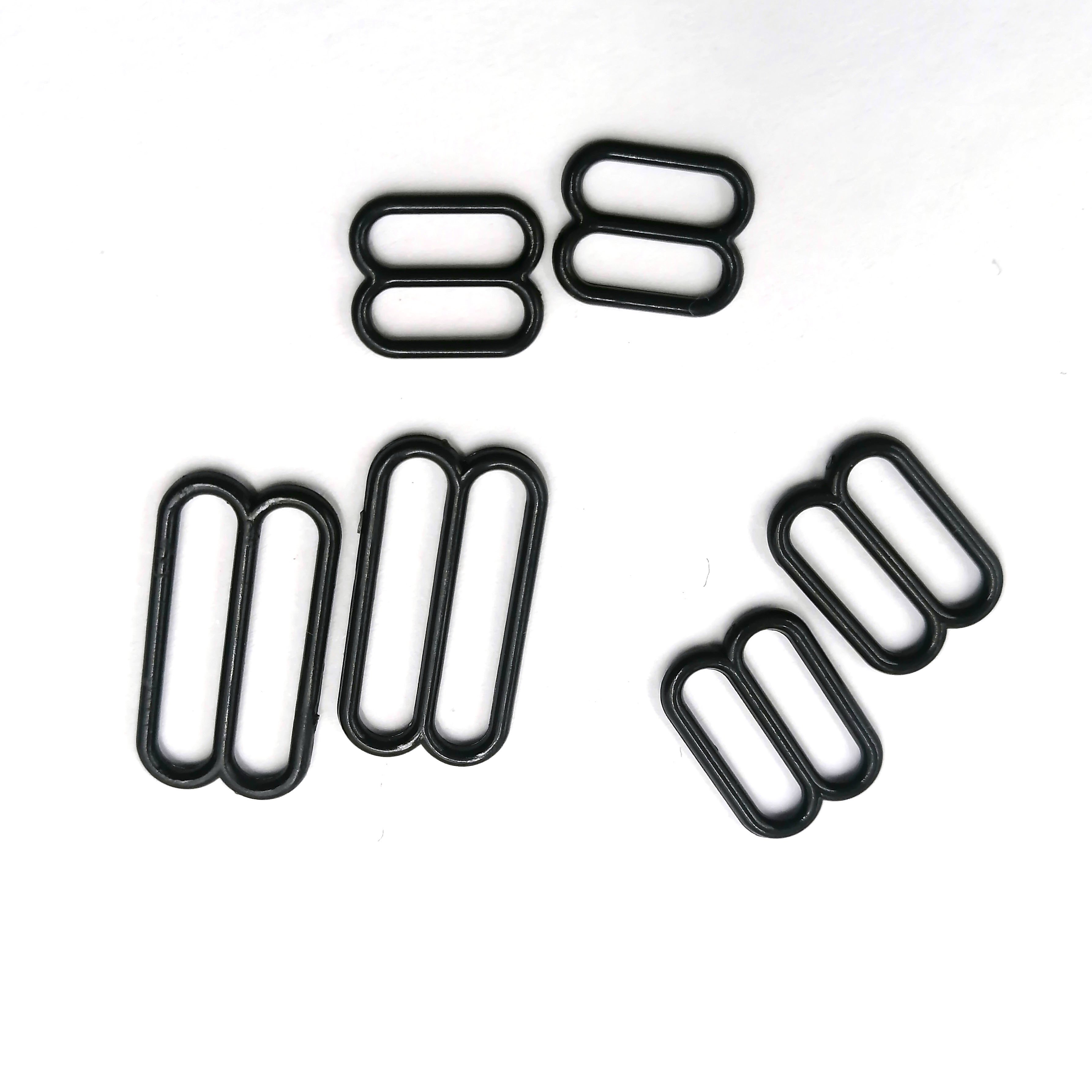 Wholesale Bra Hooks Buckle Plastic Underwear Accessories Tri Slider Ring Buckle For Strap Lingerie Swimwear