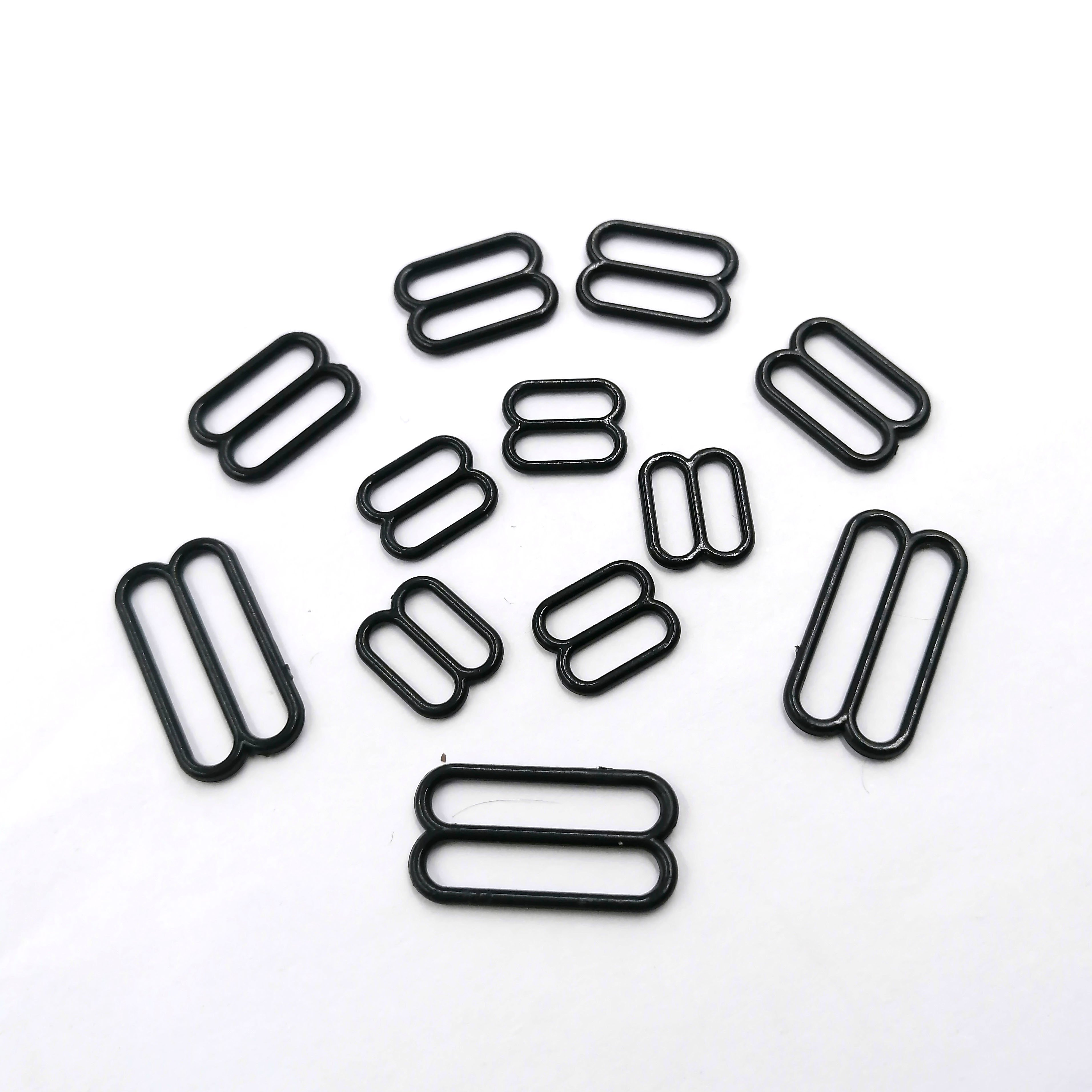 Wholesale Bra Hooks Buckle Plastic Underwear Accessories Tri Slider Ring Buckle For Strap Lingerie Swimwear