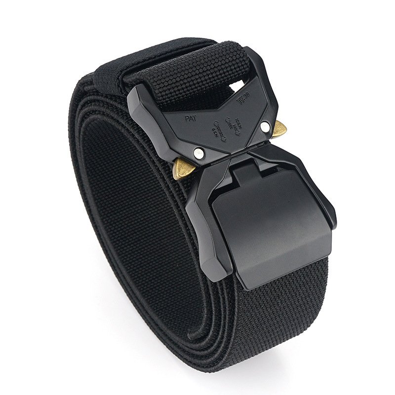 JUKMO Tactical Belt Hiking Rigger 1.5" Nylon Web Work Belt with Heavy Duty Quick Release Buckle