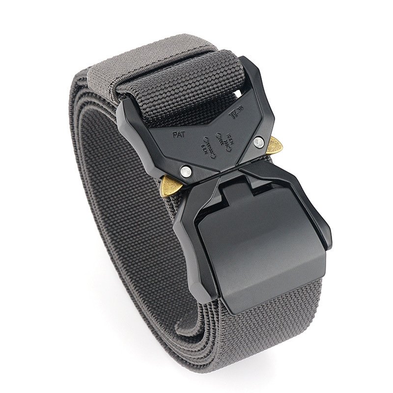 JUKMO Tactical Belt Hiking Rigger 1.5" Nylon Web Work Belt with Heavy Duty Quick Release Buckle
