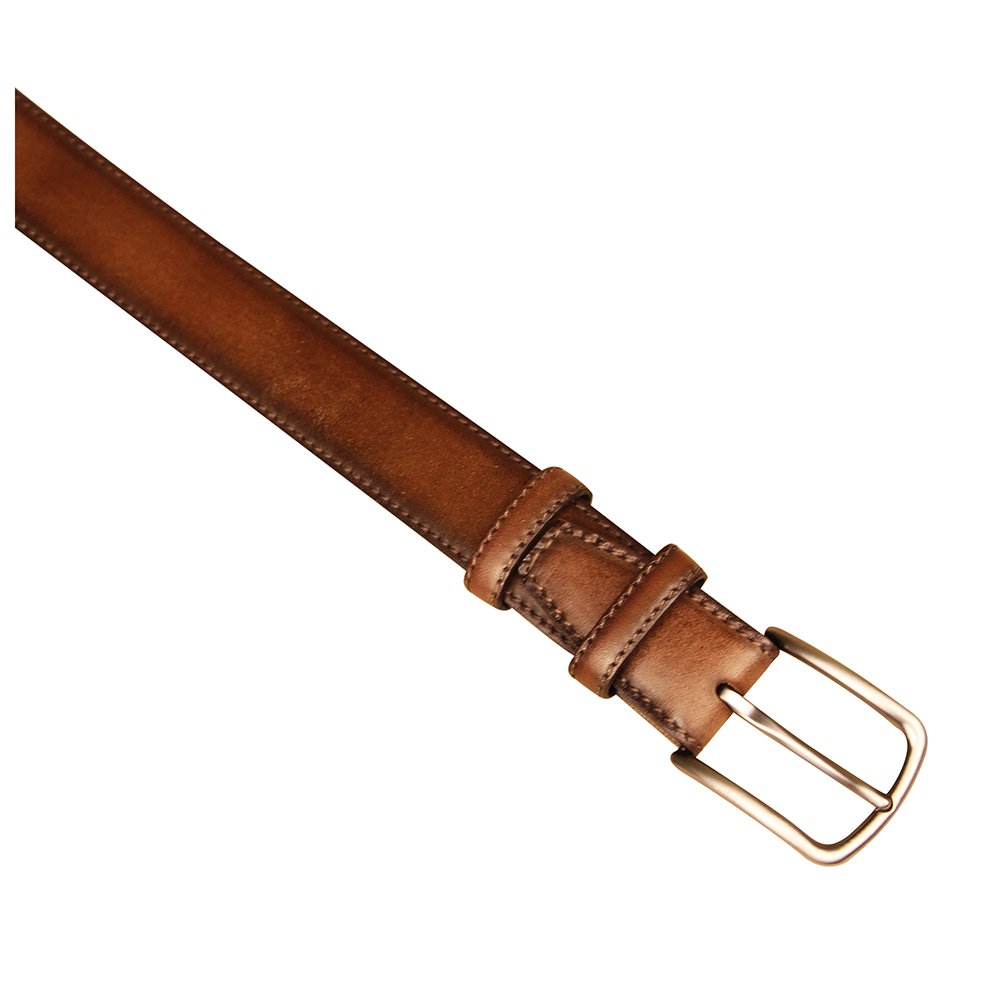 High quality solid alloy pin buckles colorful belt leather belts for men