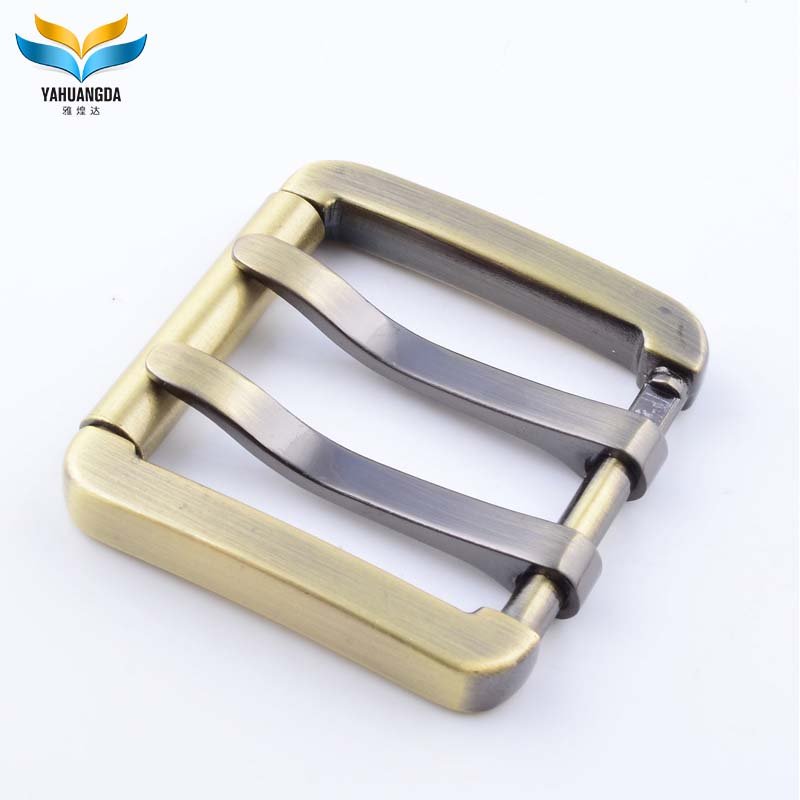 metal popular custom solid brass belt buckle in guangzhou