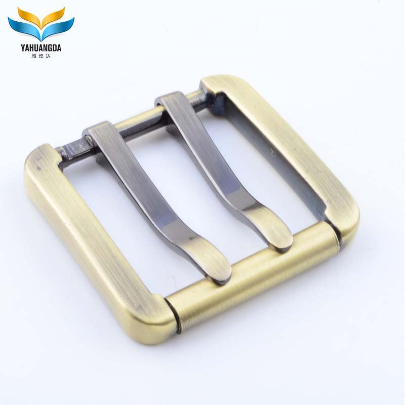metal popular custom solid brass belt buckle in guangzhou