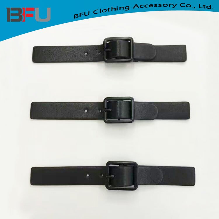 leather pu toggle button and PU snap button kilt belts buckle