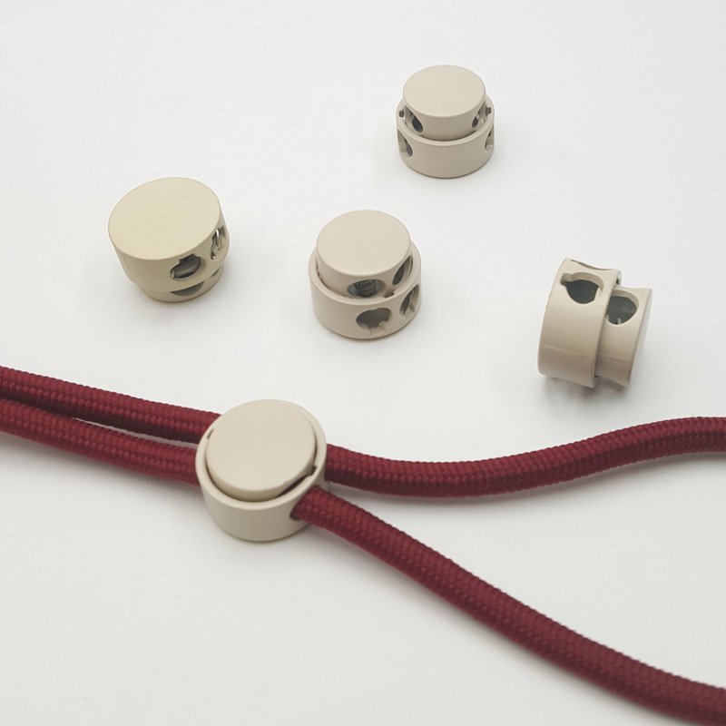Wholesale Adjustable Toggle Cord Stopper Metal Elastic Fixed Stopper Drawstring Lock Buckle For Garment