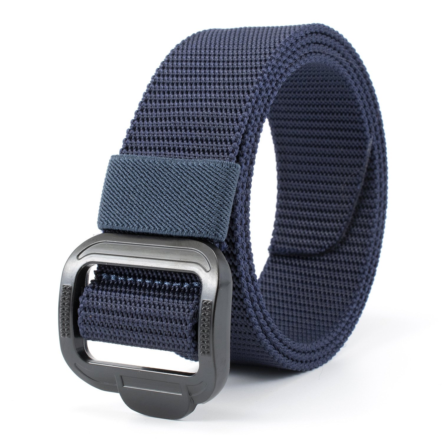 Stock Men's Fabric Tactical Belt Hunting Hiking Combat Sports Belt Strap Metal Alloy Buckle Defense Duty Belts