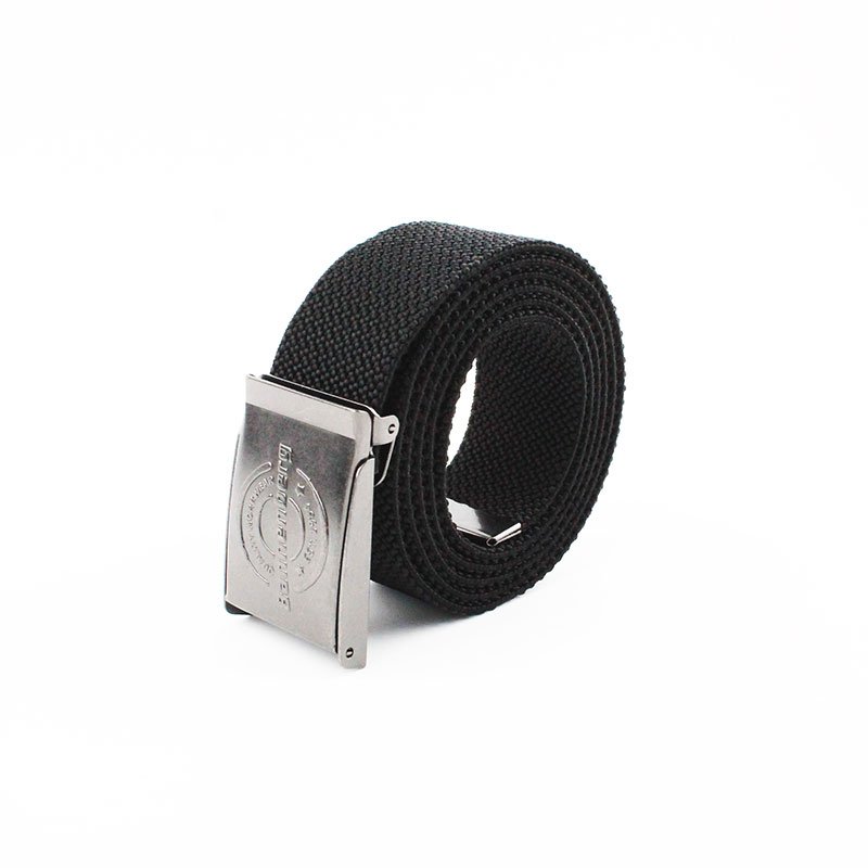 Factory Supplier Polyester Tactical Belt Metal Buckle Weaving Fabric Belts Custom Logo Outdoor Adjustable Nylon Men Canvas Belt