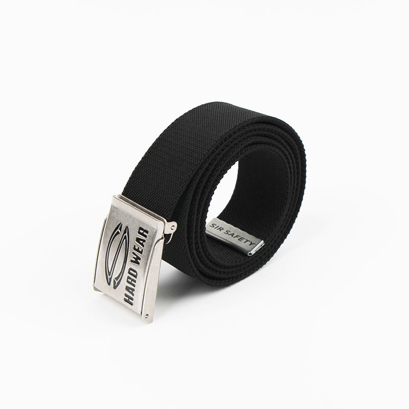 Factory Supplier Polyester Tactical Belt Metal Buckle Weaving Fabric Belts Custom Logo Outdoor Adjustable Nylon Men Canvas Belt