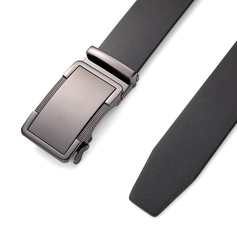 Luxury Italian Cowhide Genuine Leather Belt for men Automatic Buckle Leather Designer Custom Logo Men Belt