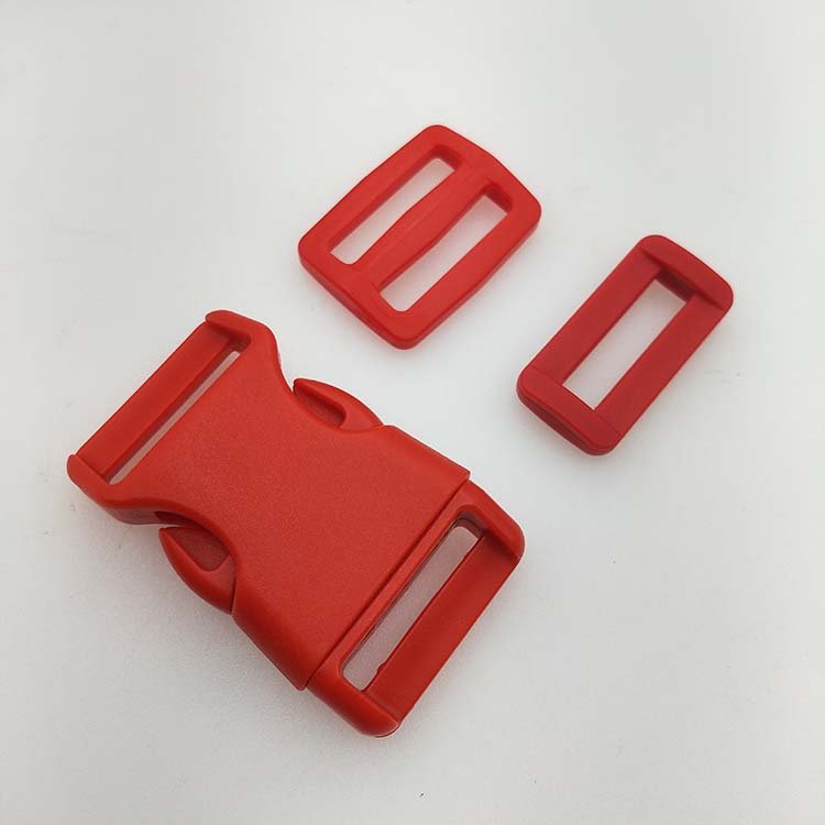 Bag accessories recycled plastic buckle 1"(25mm) customized colored recycled plastic buckle Degradable Material