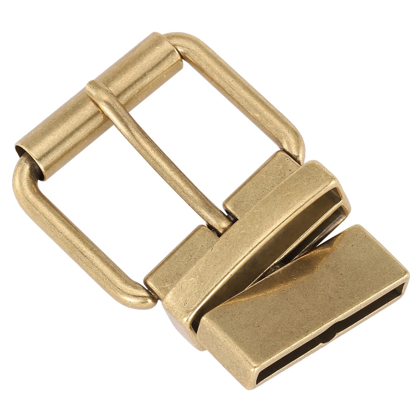 Steel Alloy Custom Men Metal Rotating Reversible Pin Leather Belt Buckles